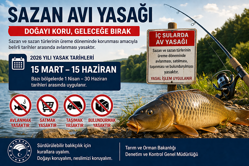 Sazan Avı Yasak Zamanı Ne Zaman