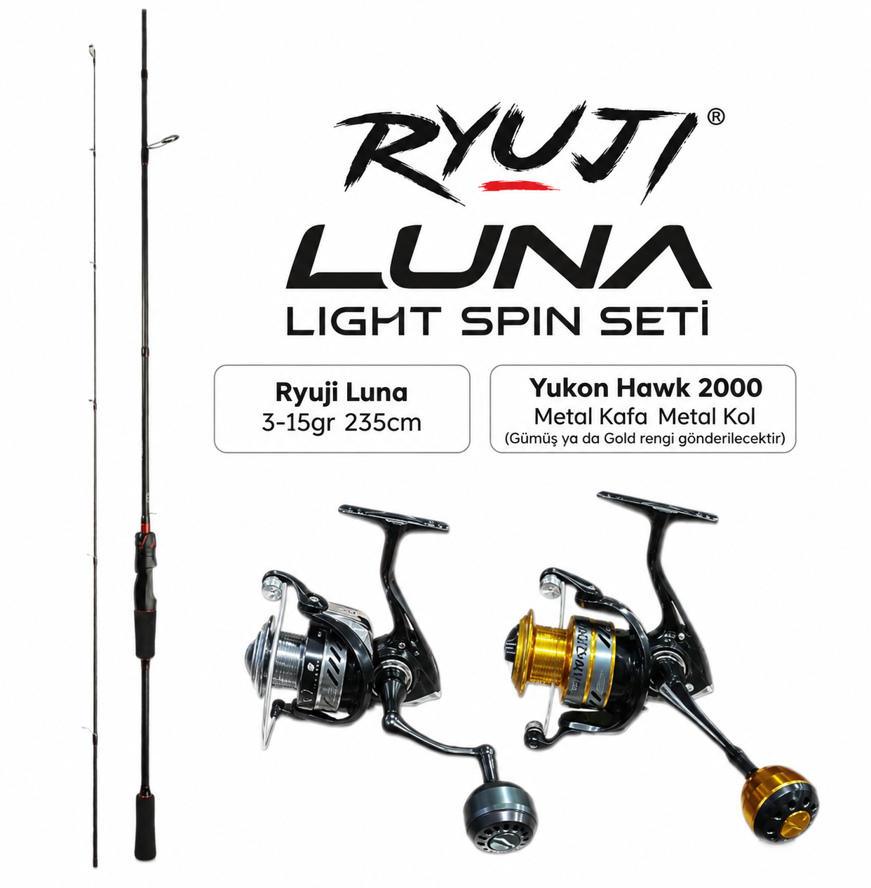 Ryuji Luna Light Spin Seti