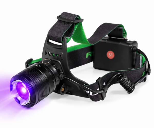 RYUJI HIGH POWER 150 LUMEN BEYAZ+ UV KAFA FENERİ