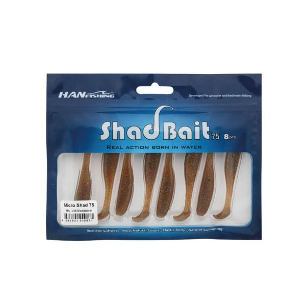 Hanfish Shad Bait 7.5 Cm Silikon Yem