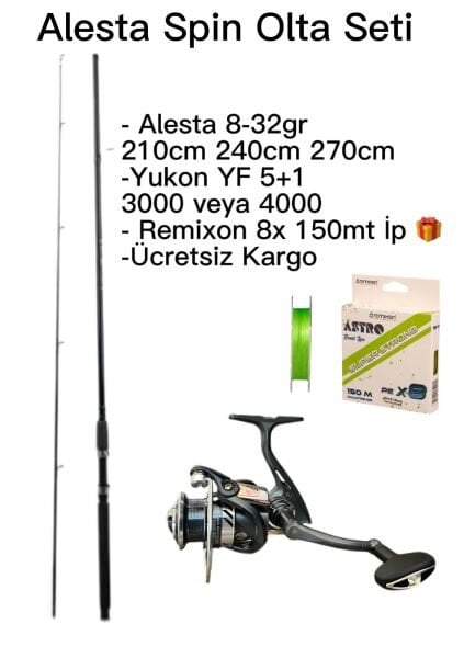 ALESTA SPİN OLTA SETİ