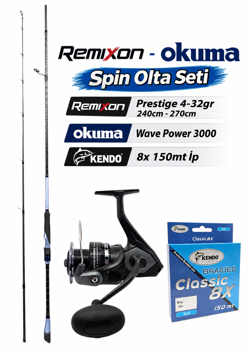 Remixon - Okuma Spin Olta Seti