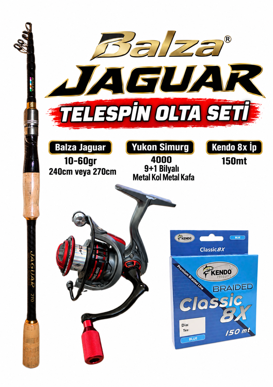 Balza Jaguar Telespin Olta Seti