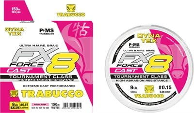Trabucco DynaTex FX8 Cast Pink 150m İp Örgü Misina