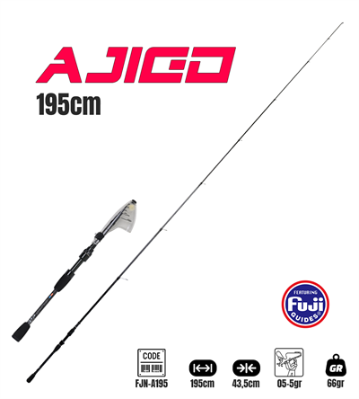 Fujin Ajigo 195cm 05-5gr Teleskopik LRF Kamışı