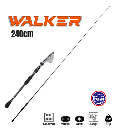 Fujin Walker 240cm 5-20gr Teleskopik Spin Kamışı