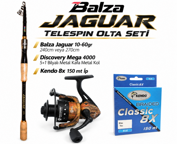 Balza Jaguar Telespin Olta Seti