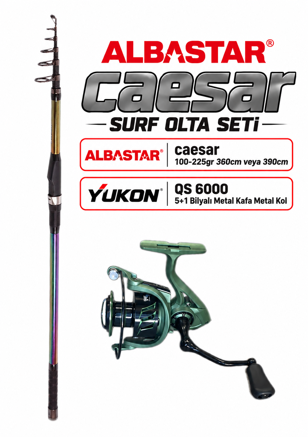 Albastar Caesar Surt Olta Seti