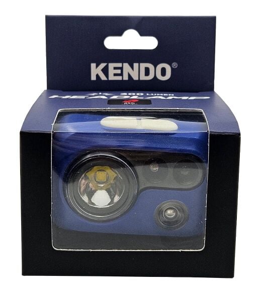 Kendo 300 Lümen Sensörlü Şarj Edilebilir LED Kafa Lambası