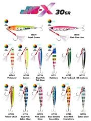 Fujin Jig-X 30gr Light Jigging jig Yem