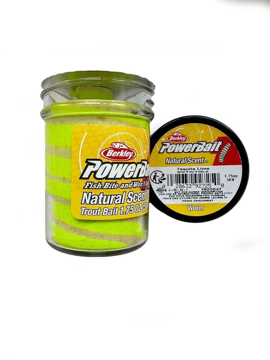 Berkley Power Bait Natural Scent WormTequila Lime