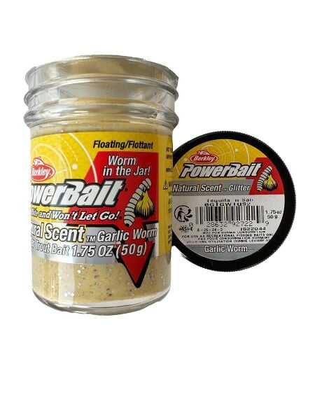 Berkley Power Bait Natural Scent Garlic WormTequila N Salt Kurtlu Sarımsaklı