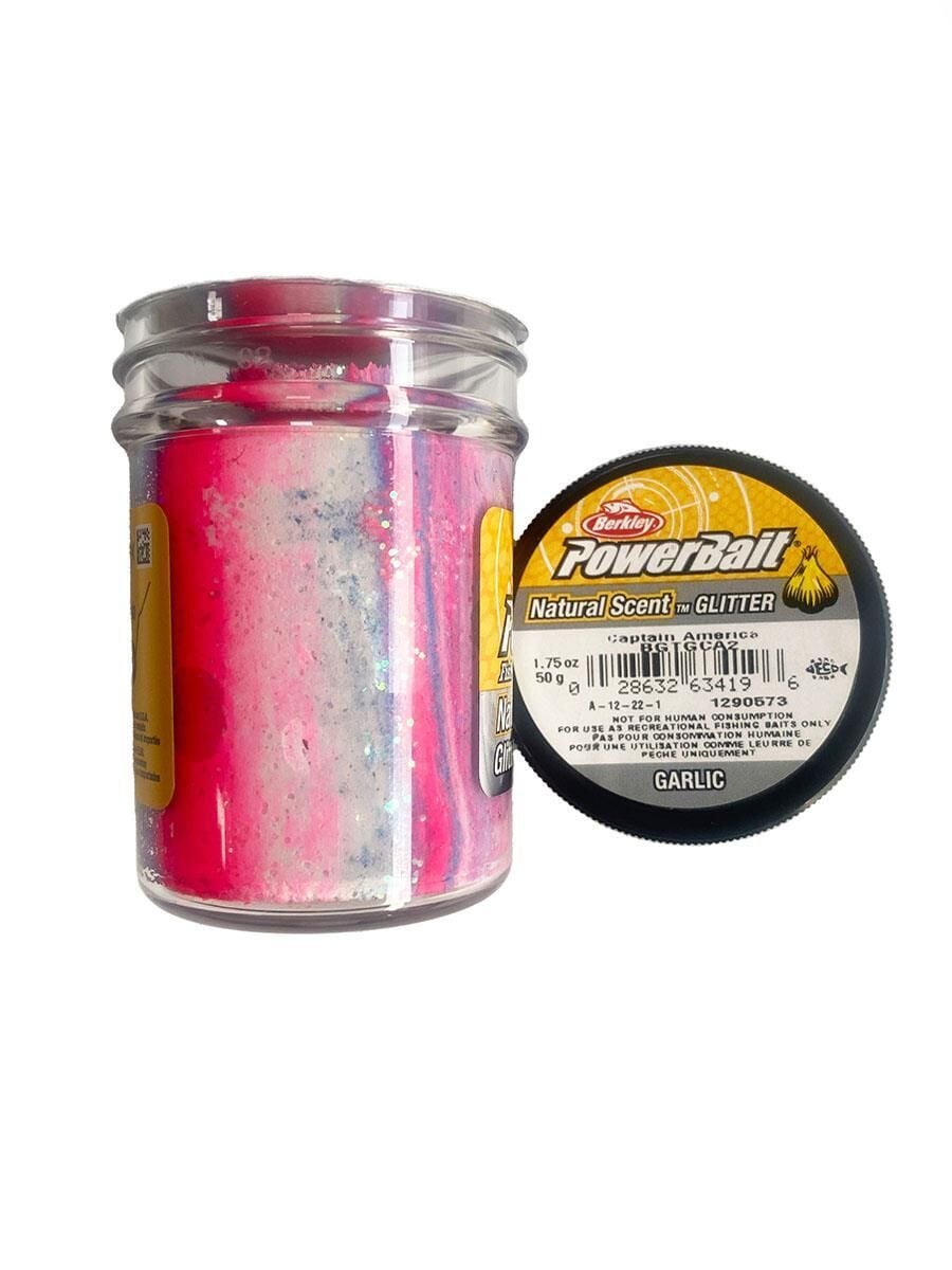 Berkley Power Bait Natural Scent Glitter Captain America Hamur