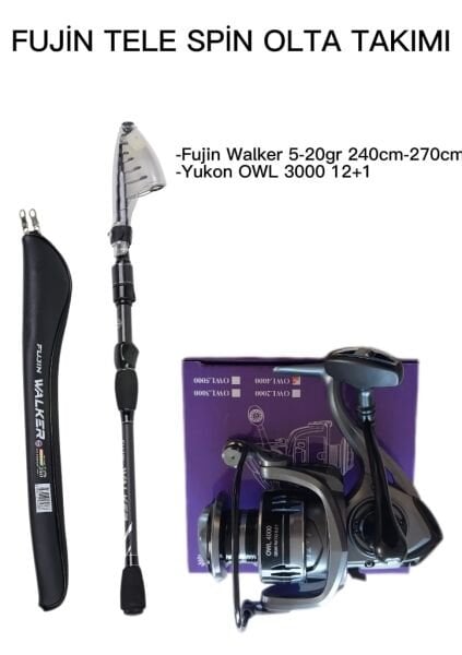 FUJİN TELE SPİN OLTA SETİ