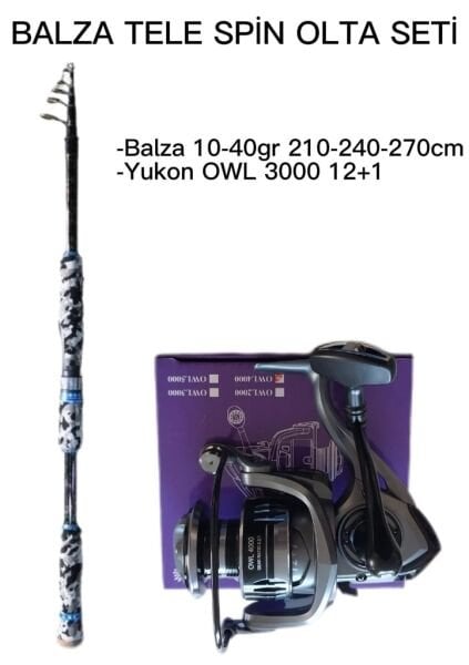 Balza Tele Spin Olta Seti