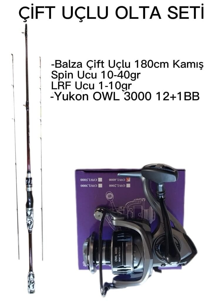 Balza Çift Uçlu SPİN LRF Olta seti