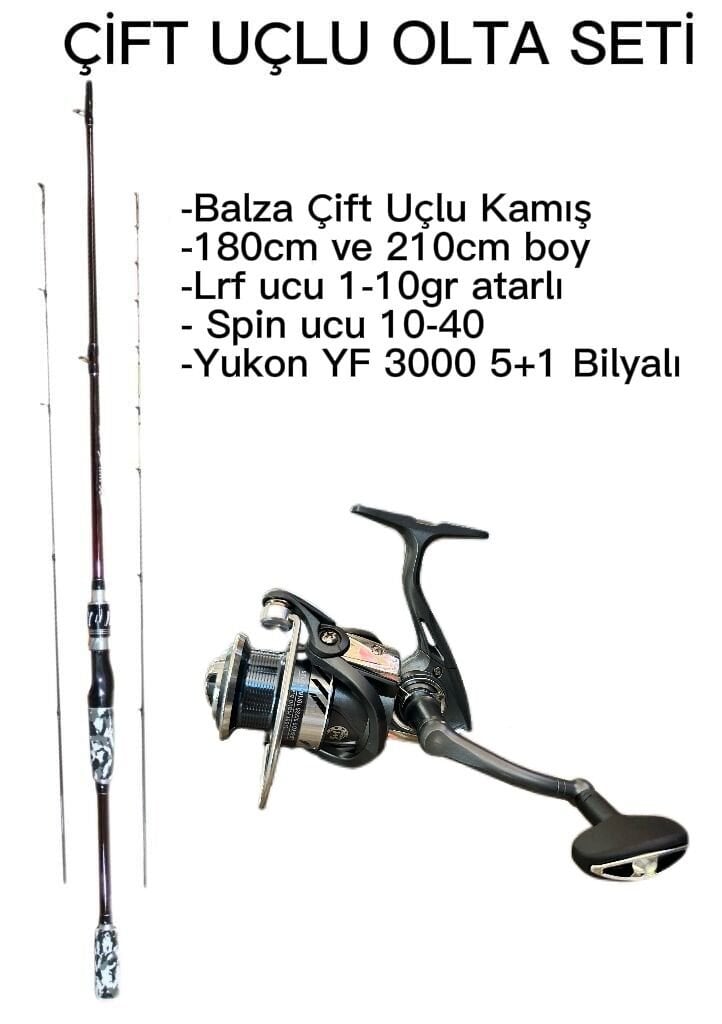 Balza Çift Uçlu SPİN LRF Olta seti