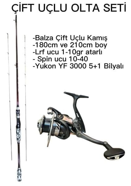 Balza Çift Uçlu SPİN LRF Olta seti