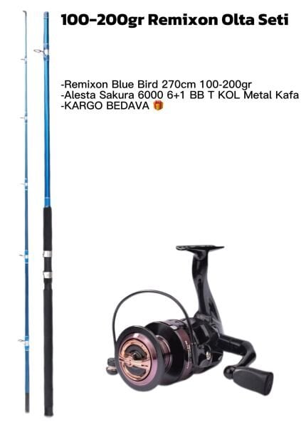 Remixon 100-200GR 2 Parçalı Olta Seti