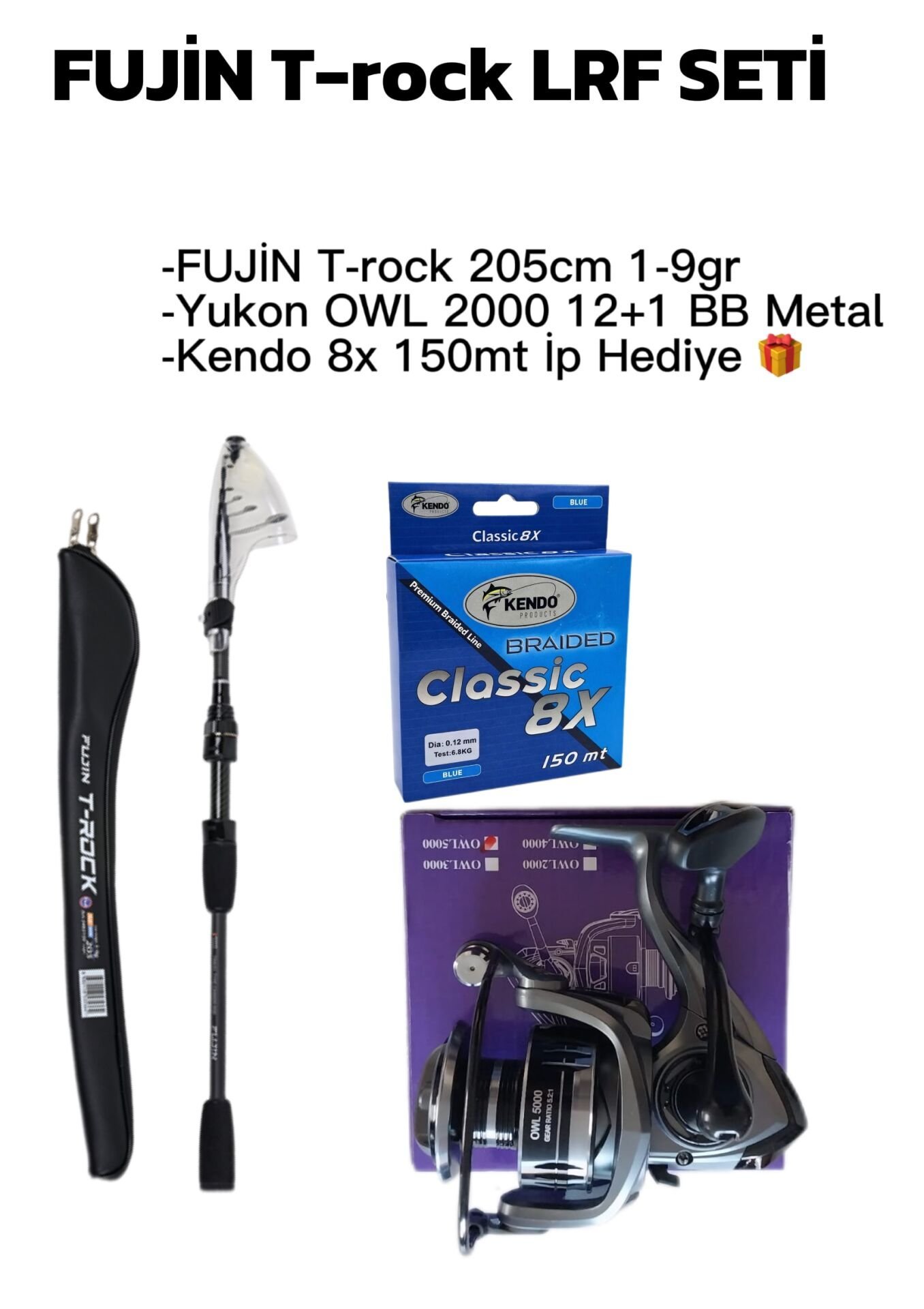 FUJİN T-ROCK 1-9gr LRF SETİ