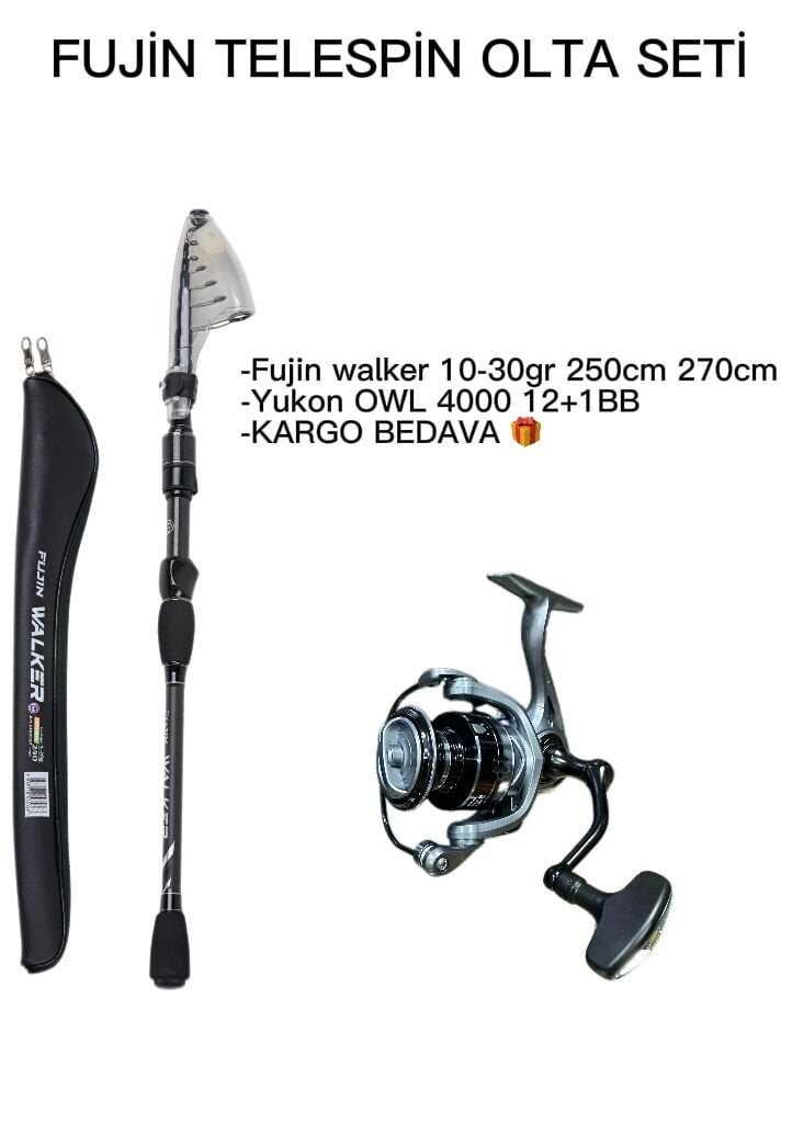 FUJİN WALKER TELESPİN OLTA SETİ