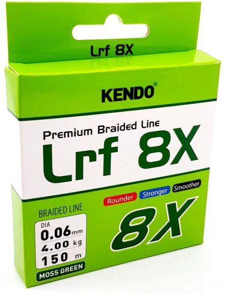 Kendo Lrf 8X Fighting 150 mt Örgü ip (Moss Green)