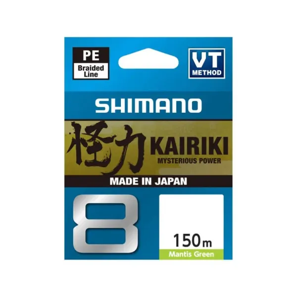 Shimano Kairiki 8x 150 M Mantis Green Örgü İp Misina
