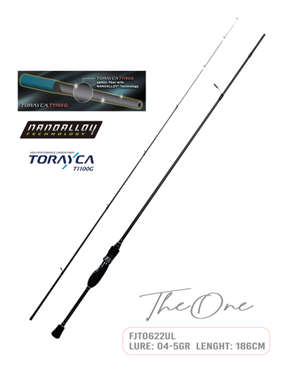 Fujin Fujin TheOne 186cm 04-5gr LRF Kamışı 622UL