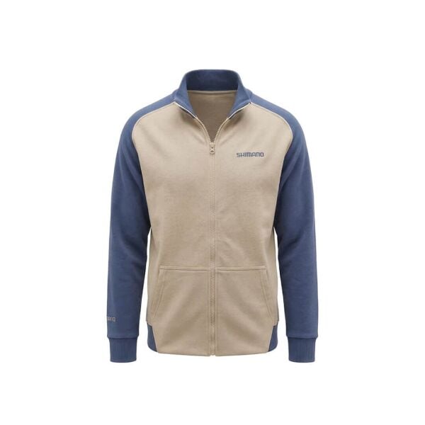 Shimano Zipper Sweatshirt Beige / Indigo Polar Çeket