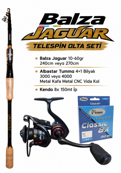 Balza Jaguar Telespin Olta Seti
