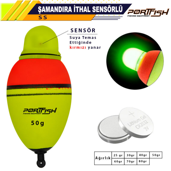 Portfish Şamandıra Işıklı Sensörlü