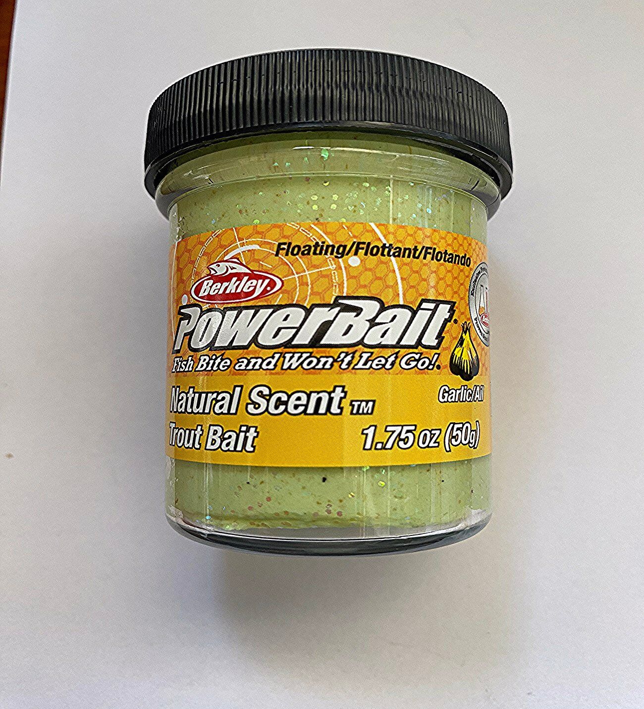 Berkley Power Bait Natural Scent Glitter – Garlic Gltr Küf Yeşili Sarımsaklı