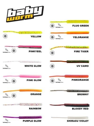 Fujin Baby Worm 5,2cm Floating LRF Silikonu