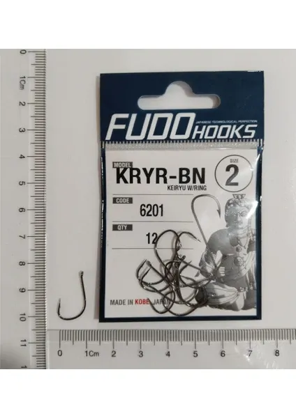 Fudo Keiryu W/Ring 6201 Black Nickel Olta İğnesi