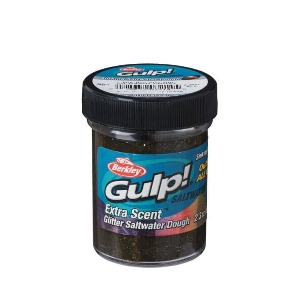 Berkley Gulp Midyeli PowerBait Saltwater Sinking Hamur DARK BROWN-SILVER Kahverengi