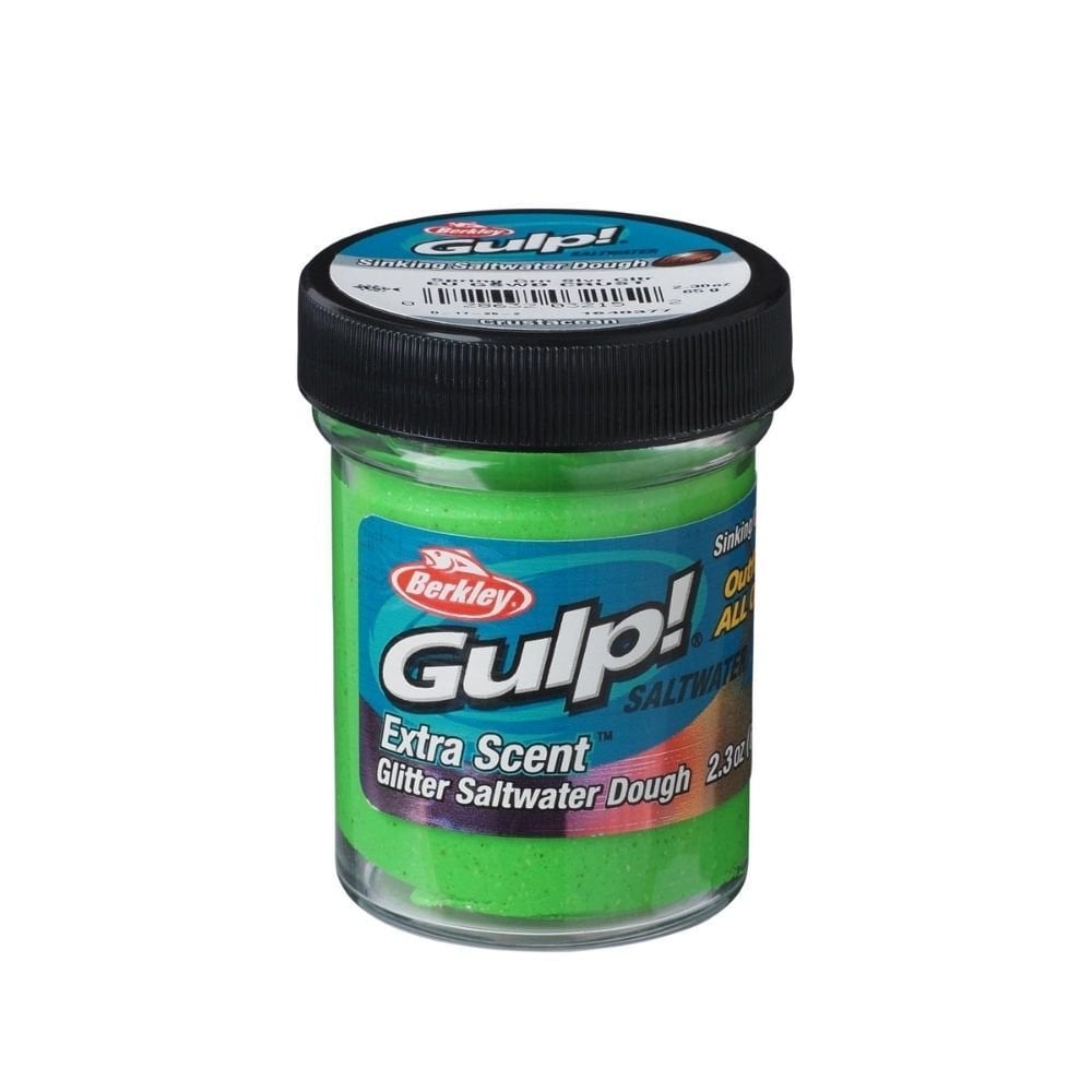 Berkley Gulp Midyeli PowerBait Saltwater Sinking SPRING GREEN-SILVER Yeşil Hamur