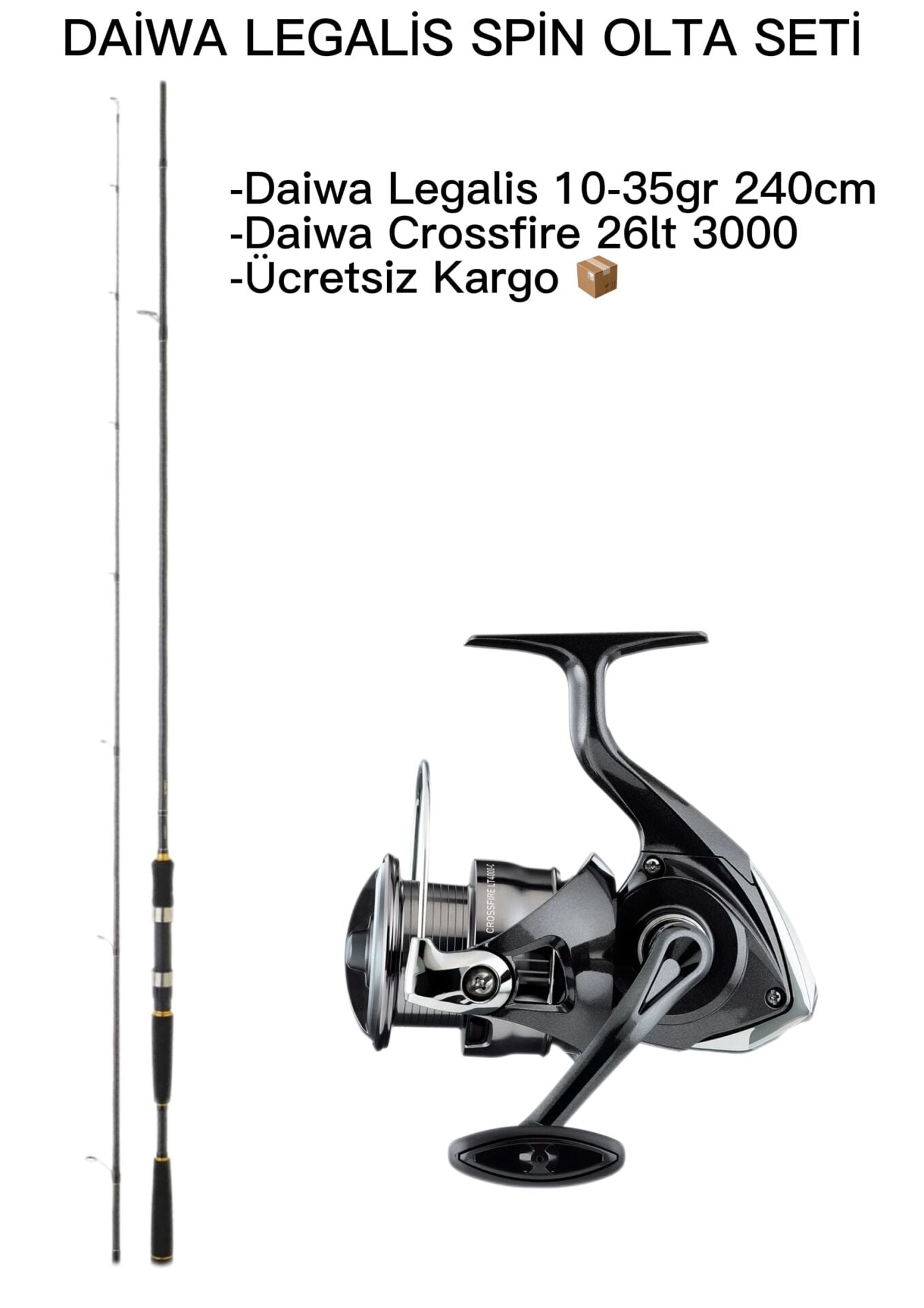 Daiwa Legalis Spin Olta Seti