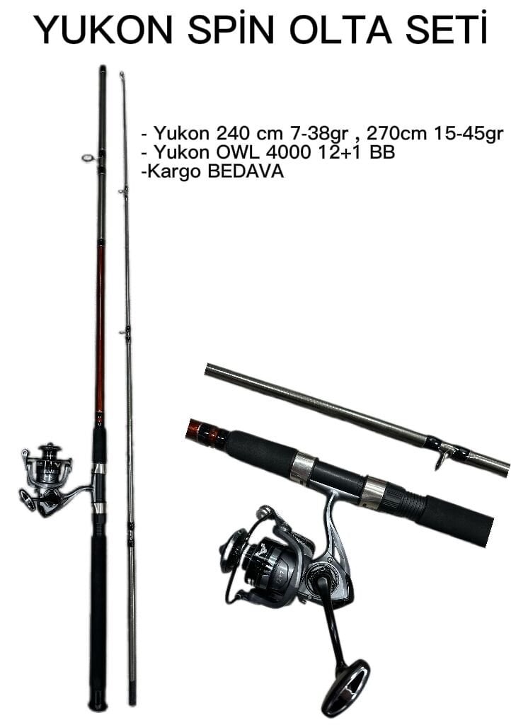 YUKON SPİN OLTA SETİ