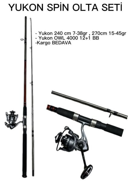 YUKON SPİN OLTA SETİ