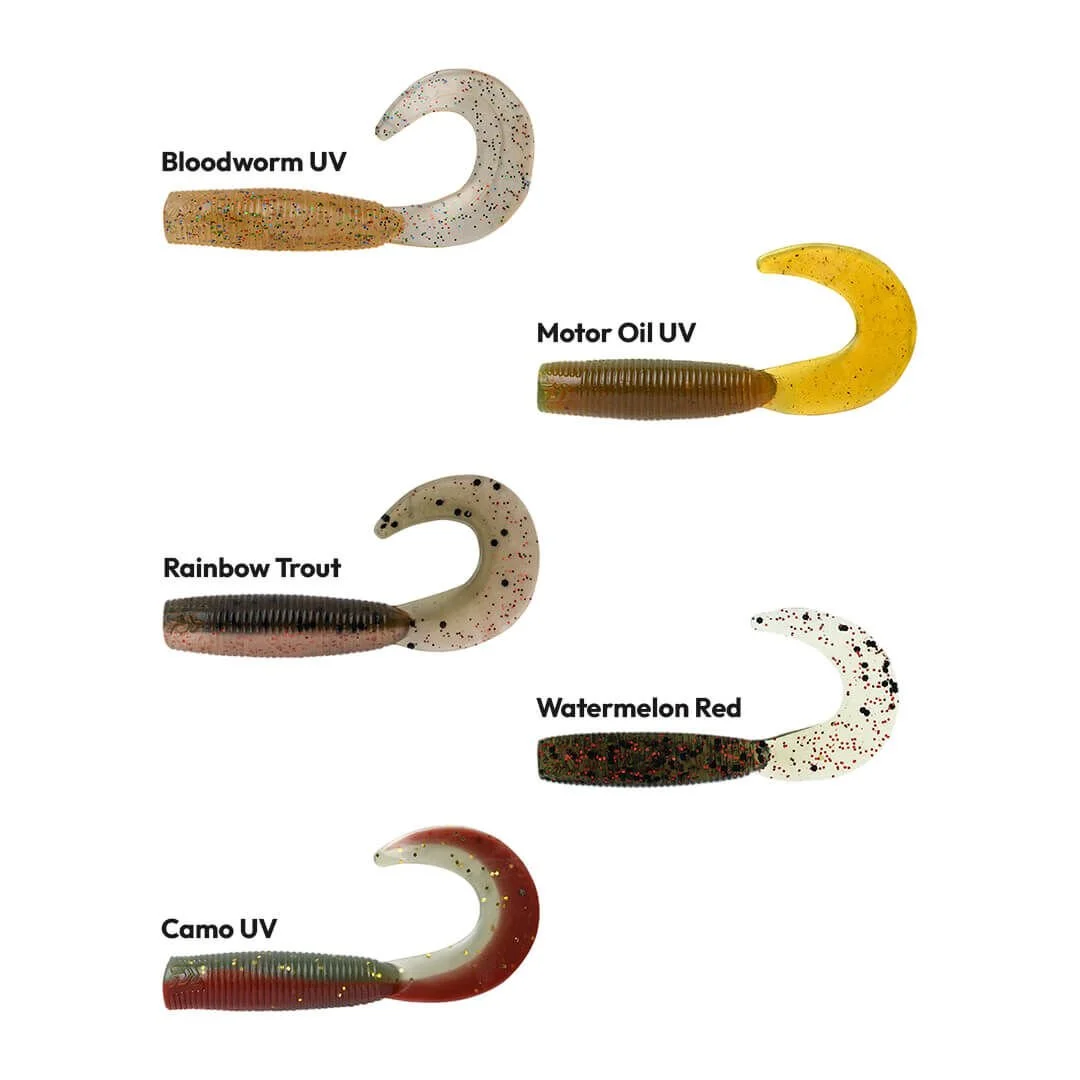 Daiwa Bait Junkie Grub 6.35 Cm Silikon Yem Orak kuyruklu