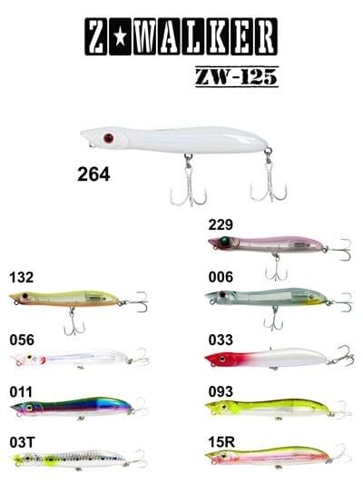 Fujin Z-Walker 125mm 18gr Su Üstü Maket Balık