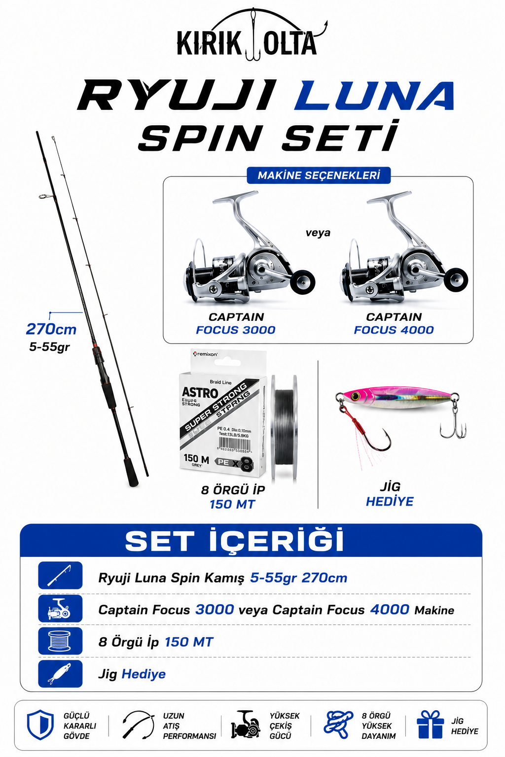 Ryuji Luna Spin Olta Seti