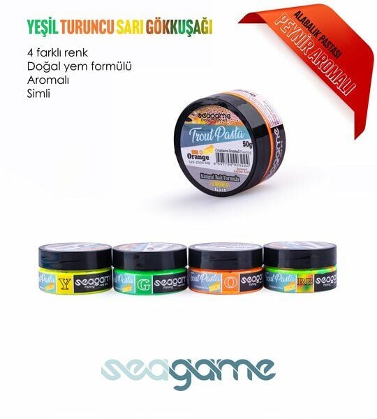 SEAGAME TROUT PASTA ALABALIK HAMURU PEYNİRLİ SİMLİ YÜZEN 50G