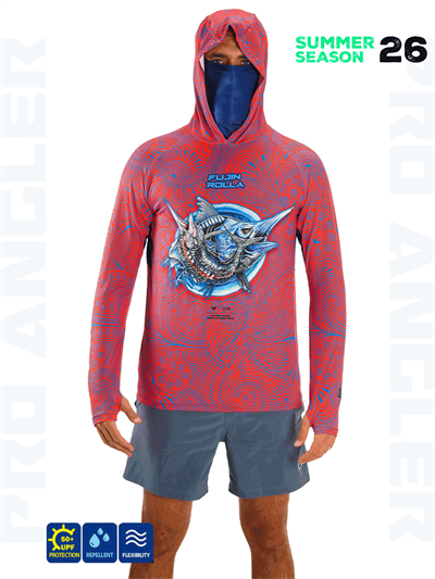 Fujin Rolla S26 Buff&Hoodie Swordfish Red