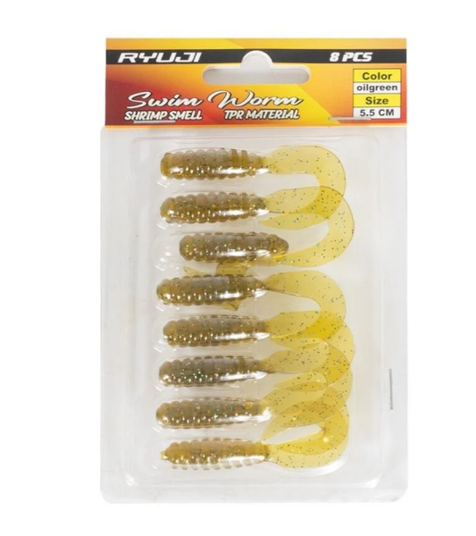 Ryuji Swim Worm 5.5 Cm Silikon Yem