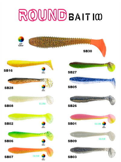 Fujin Round Bait 100mm Silikon Balık