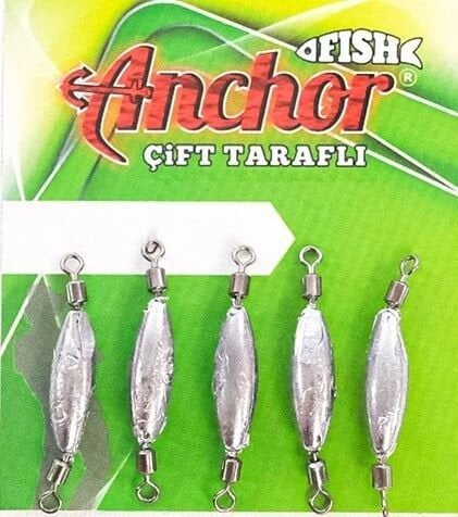 ANCHOR ÇİFT TARAFLI FIRDÖNDÜLÜ KURŞUN 5 Lİ PAKET