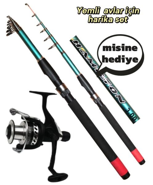 MİSİNA HEDİYELİ 60-120gr TELESKOPİK TAKIM