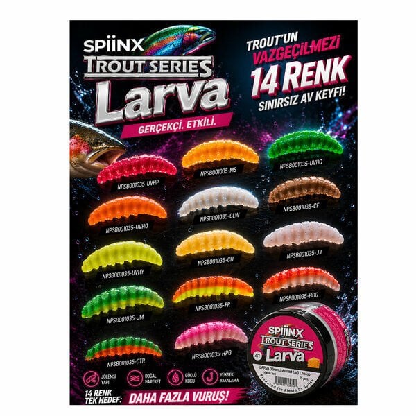 SpiinX LARVA 35MM 14P PEYNİR
