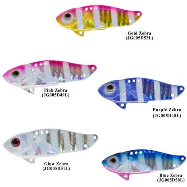 Strike Pro JG005A Glow Zebra Serisi 3.5 Cm 4.5 Gr Vibrasyon Yem